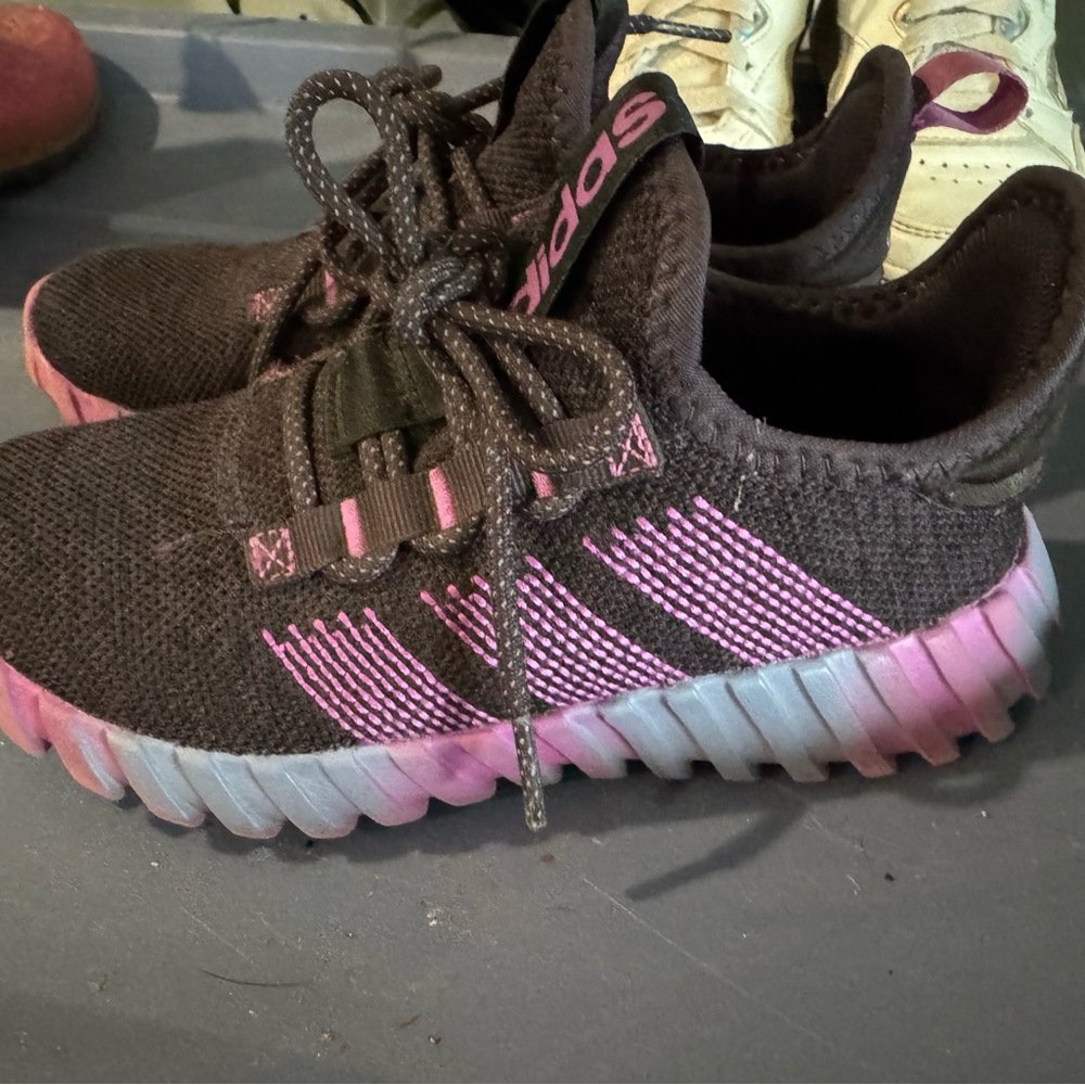 adidas Kids Sneakers in Black and Purple